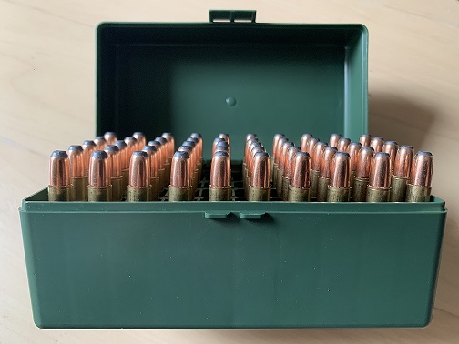 Handloaded .30-30 Win subsonic cartridges